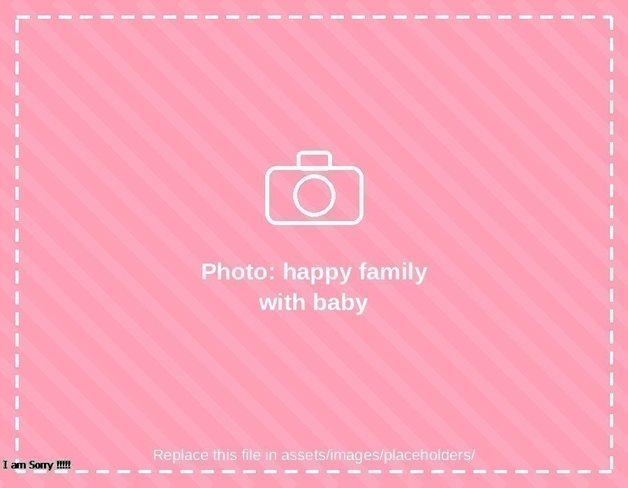Happy family with baby