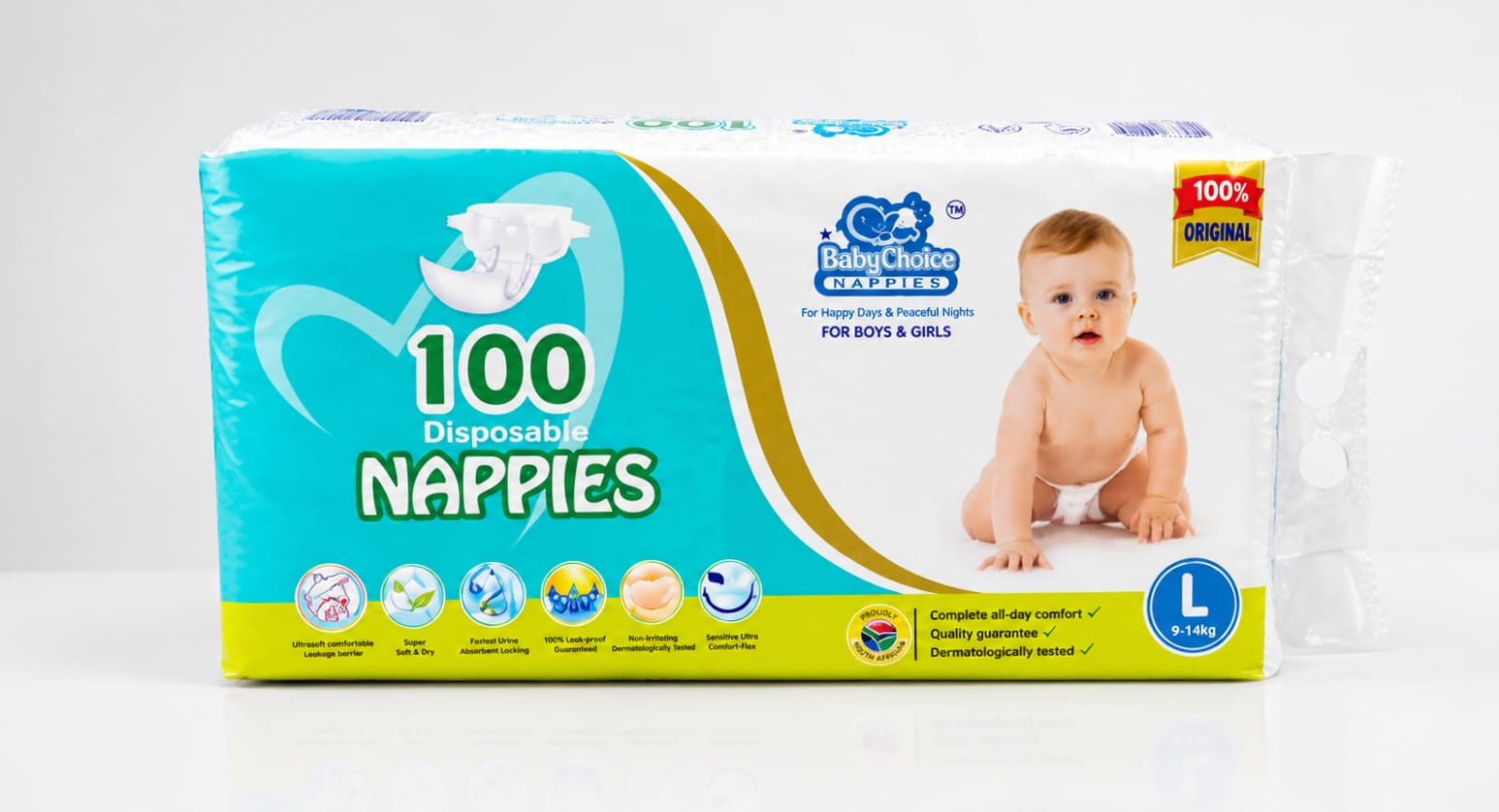 BabyChoice leak protection nappies